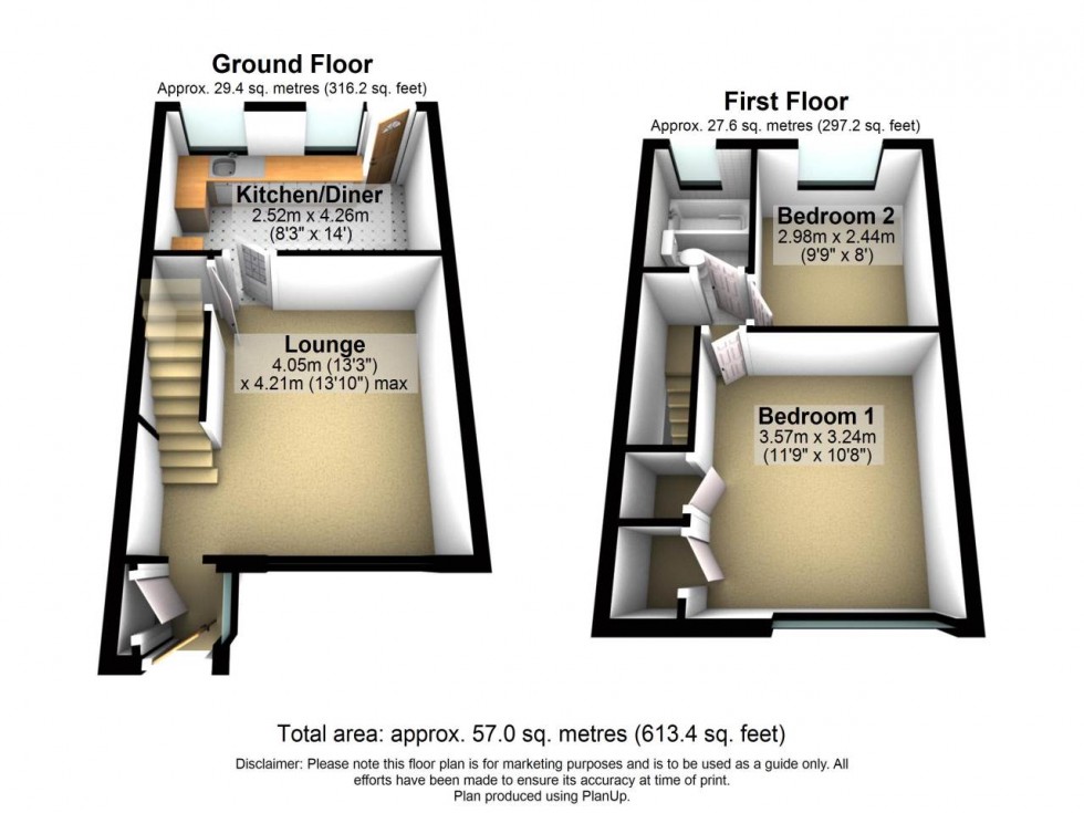 Floorplan for Birchwood, Warrington, Cheshire