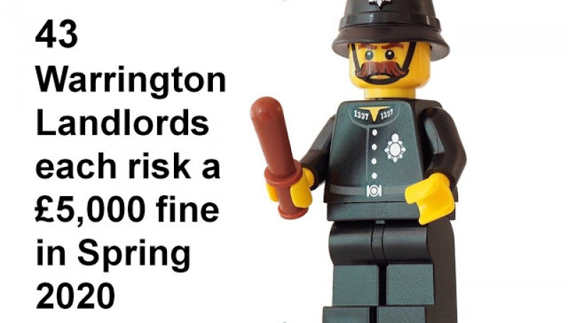 43 Warrington Landlords each risk a £5,000 fine in Spring 2020 