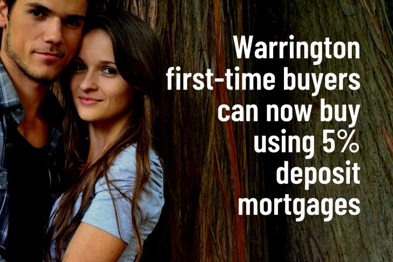 Warrington First-time Buyers Can Now Buy Using the Government's 5% Deposit Mortgages