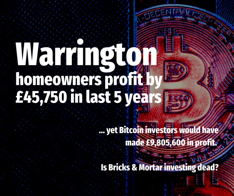 Warrington Homeowners Profit by £45,750 in Last 5 Years